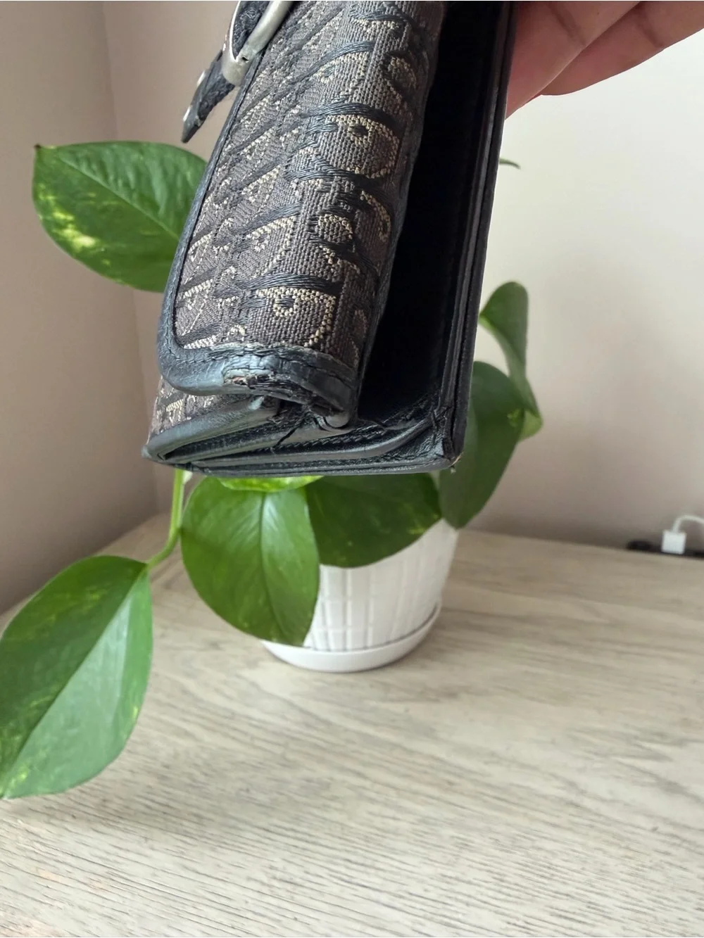 Vintage Christian Dior Street Chic Trotter Buckle Wallet